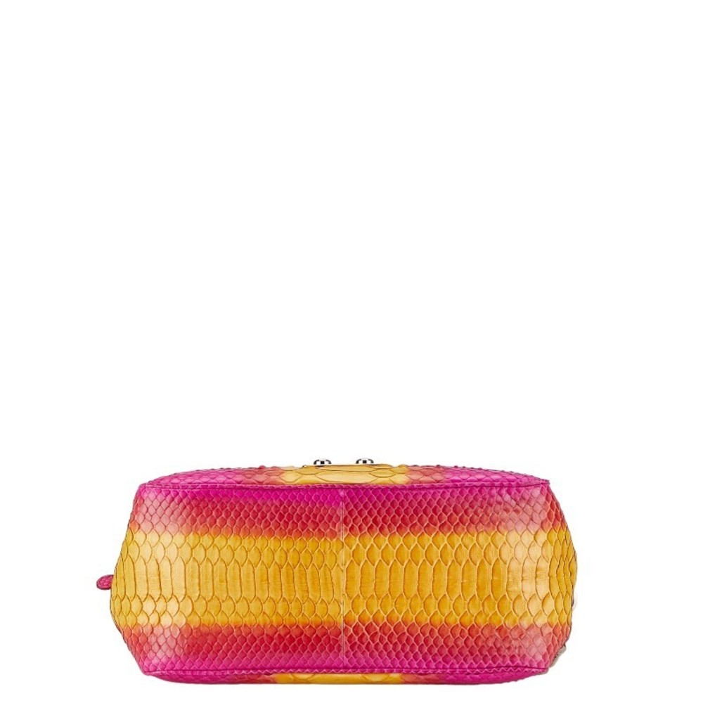 Dior New Rock Chain Shoulder Python Leather Bag P… - image 4